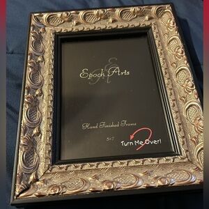 Epoch Arts hand finished frame 5X7 heavyweight thick great stand gold silver